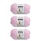 Bernat Baby Blanket Baby Pink Yarn - 3 Pack of 100g/3.5oz - Polyester - 6 Super Bulky - 72 Yards - Knitting/Crochet